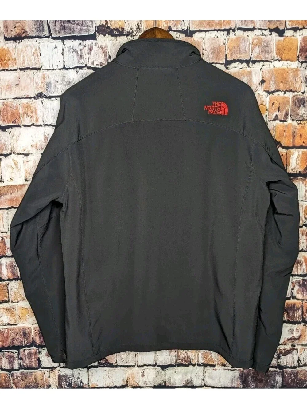The North Face Mens Large ShellRock Jacket Softshell Black Hiking Outdooor Apex